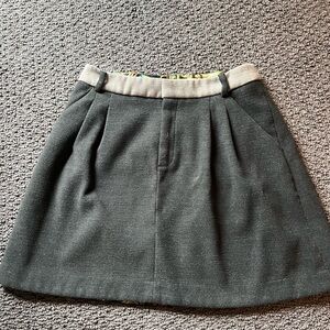 Fall wool lined skirt